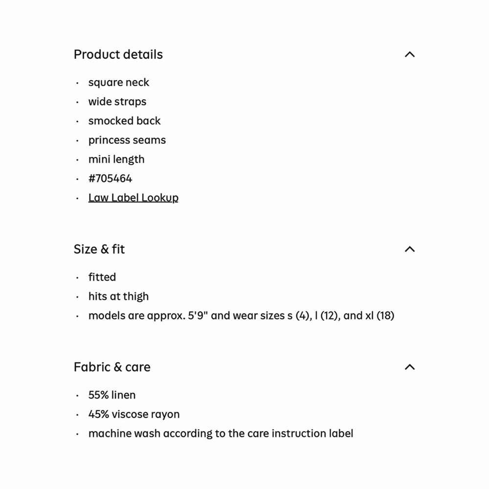 Old Navy Black Linen Blend Mini Dress - Picture 8 of 9